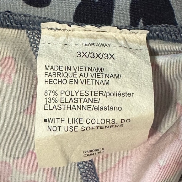 UNDER ARMOUR Plus Size Heatgear High-Waist Print Capri Leggings 3X - Picture 8 of 8